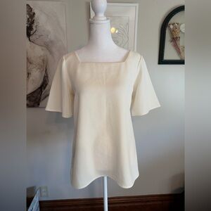 Ann Taylor Square Neck Blouse